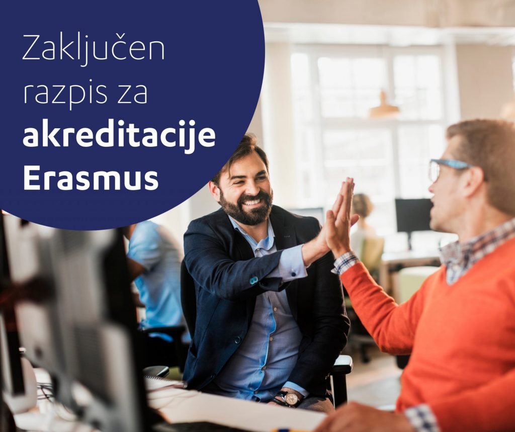 Zakljucen razpis akreditacije Erasmus