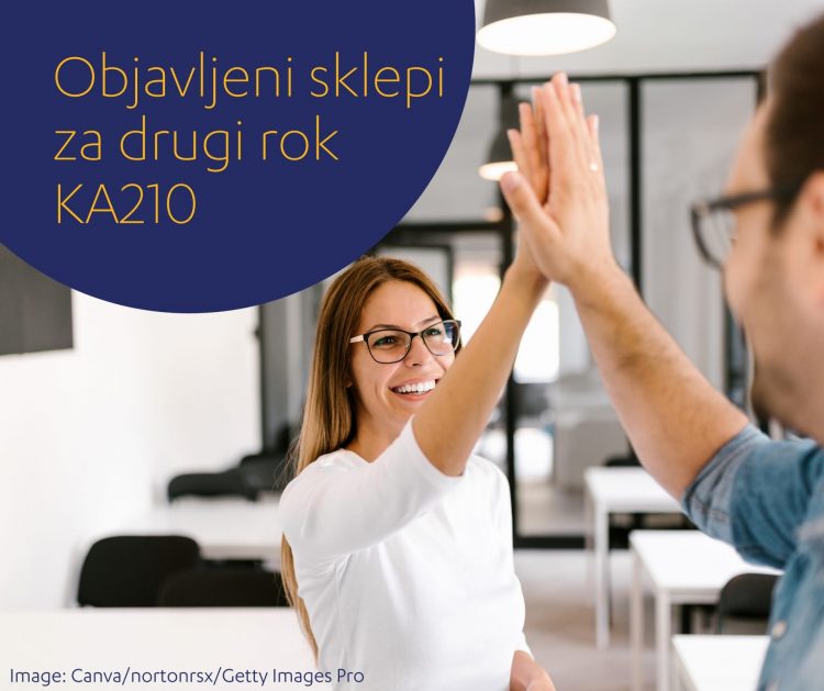 Rezultati razpisa KA210 – Manjša partnerstva