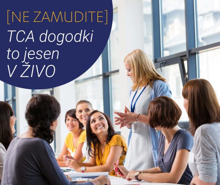 AKTUALNO: Jesenski seminarji TCA v ŽIVO