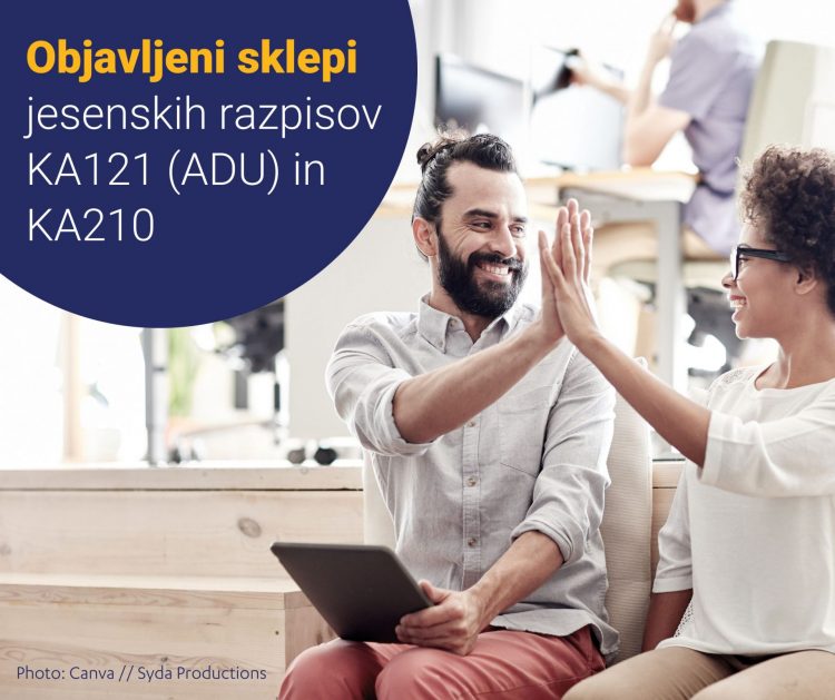 Rezultati razpisa Erasmus+ 2022 – jesenski rok