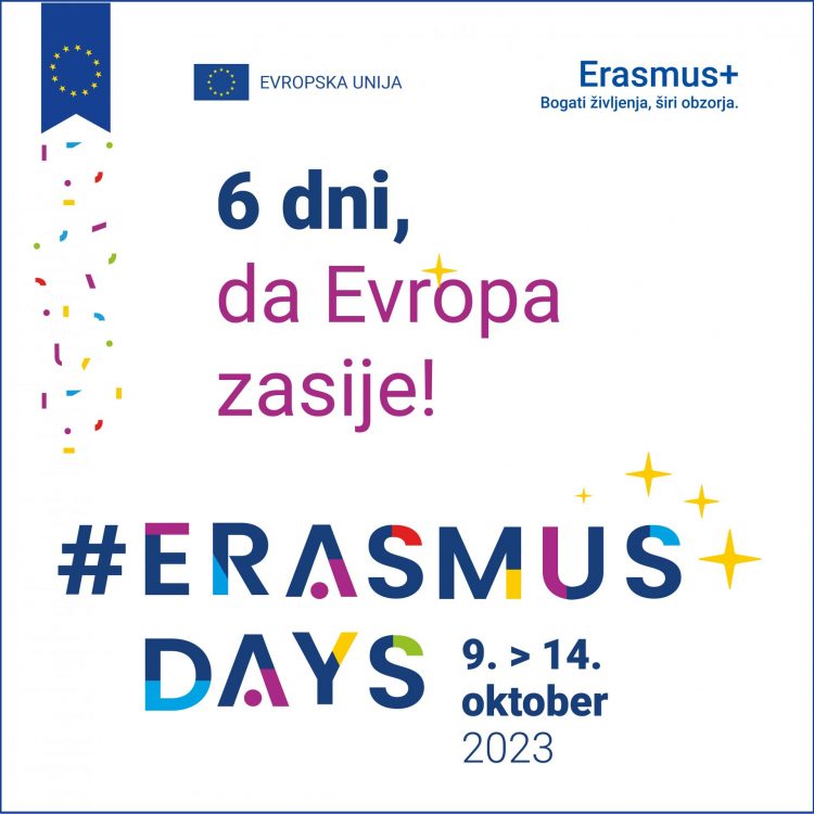 Erasmus dnevi 2023 v Sloveniji