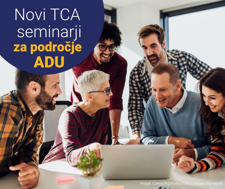 Novi TCA seminarji za izobraževanje odraslih