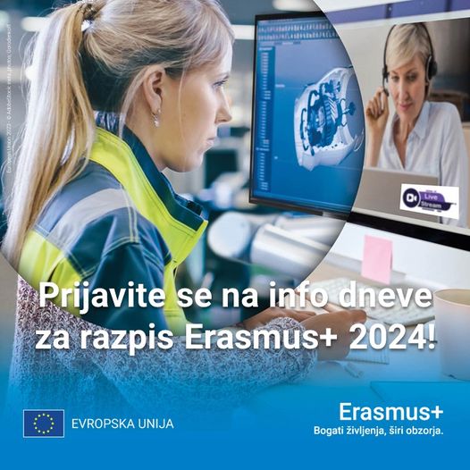 Kje pridobiti informacije o razpisu Erasmus+ 2024?