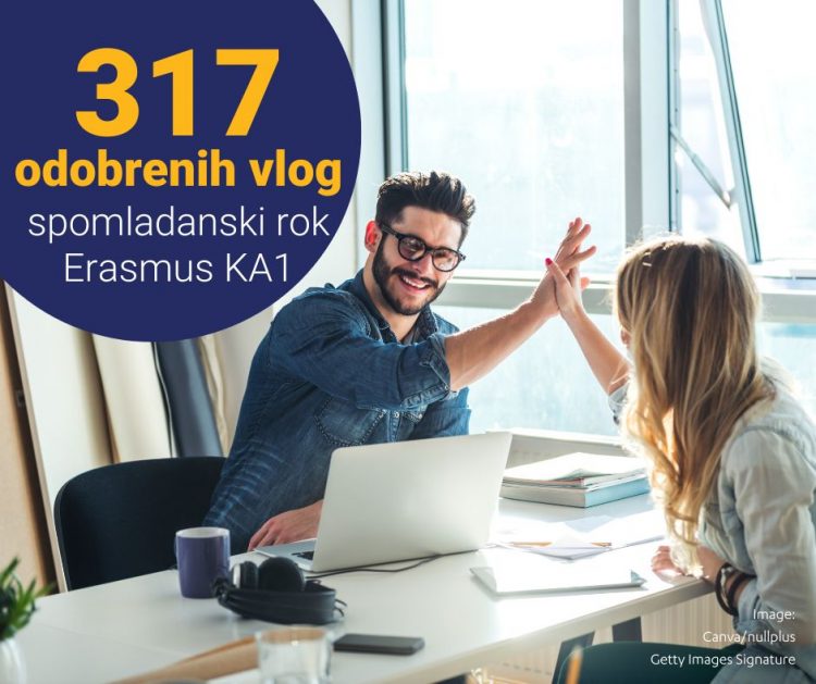Rezultati razpisa za projekte mobilnosti KA1 Erasmus+ 2024