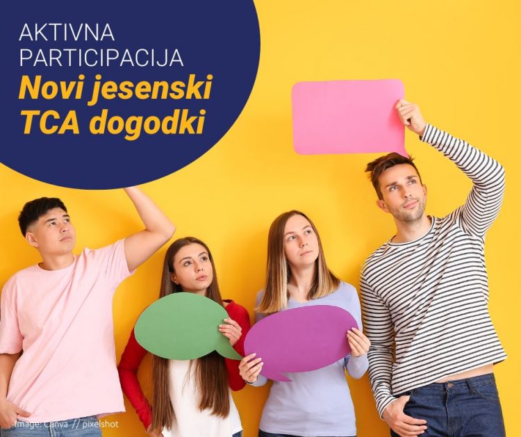 TCA seminarja na temo aktivne participacije – podaljšan rok prijave!
