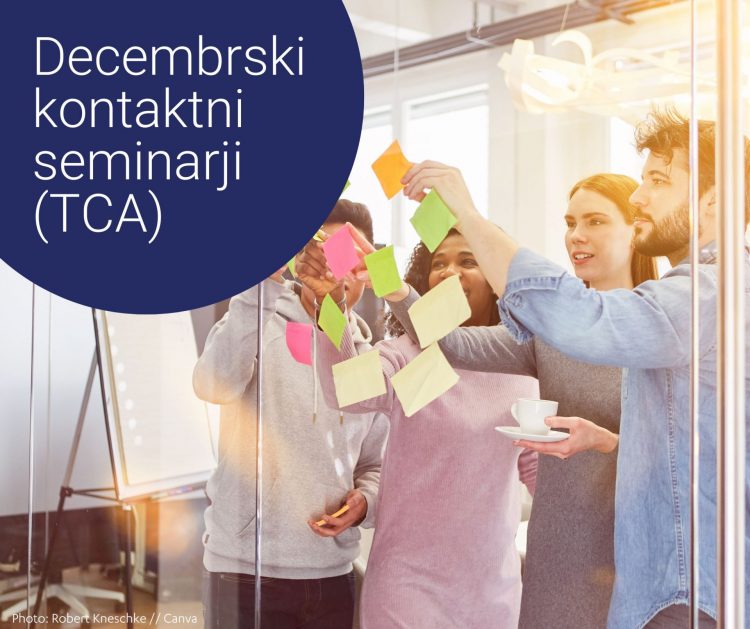TCA seminarja v decembru 2024 – ROK ZA PRIJAVO 8.10.!
