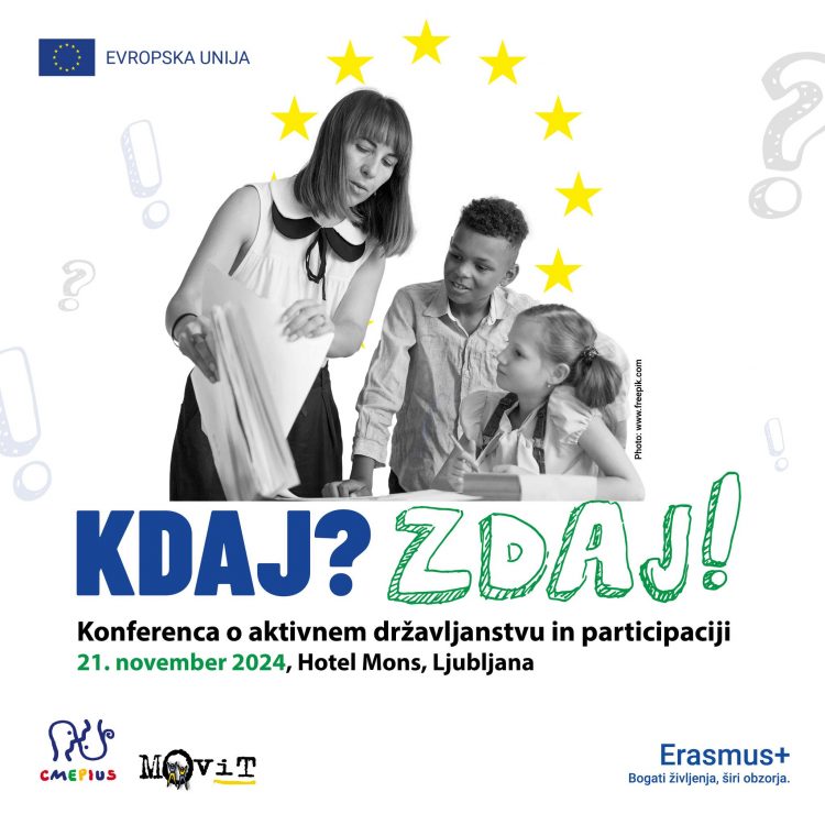 Vabilo na konferenco o aktivnem državljanstvu in participaciji