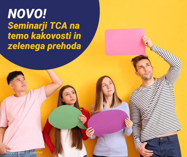 Preverite dva nova TCA seminarja