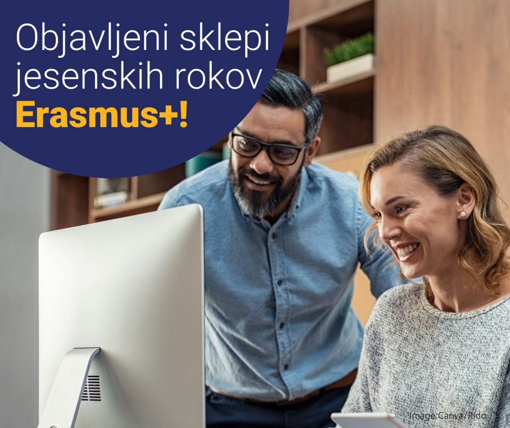 Objavljeni sklepi jesenskega roka Erasmus+