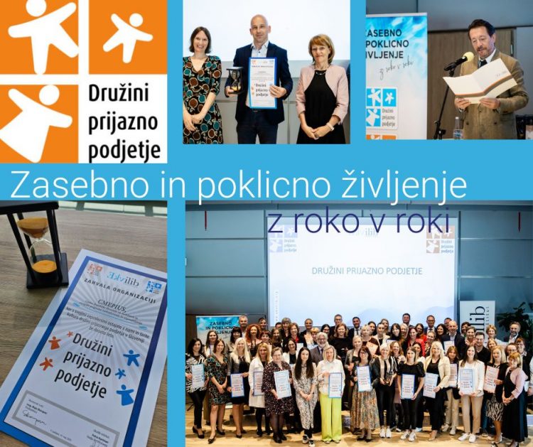 Podaljšanje certifikata «Družini prijazno podjetje«