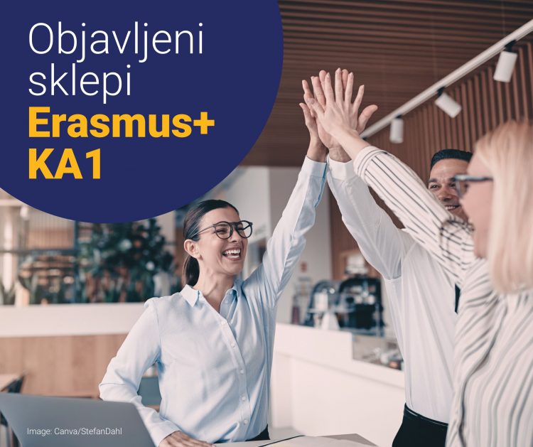 Znani rezultati prvega razpisnega roka Erasmus+ v letu 2025