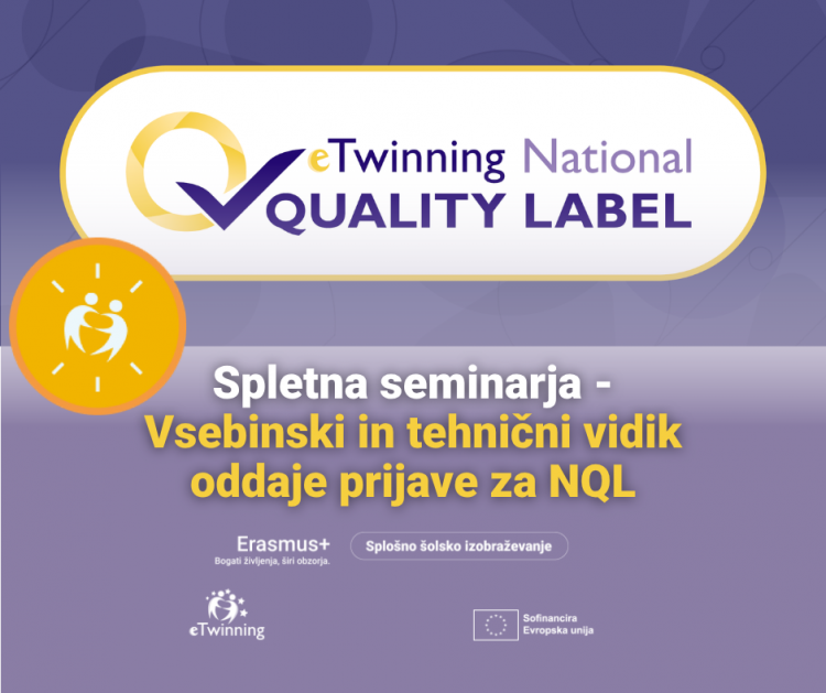 Prijava za nacionalni znak kakovosti (NQL) eTwinning 2026