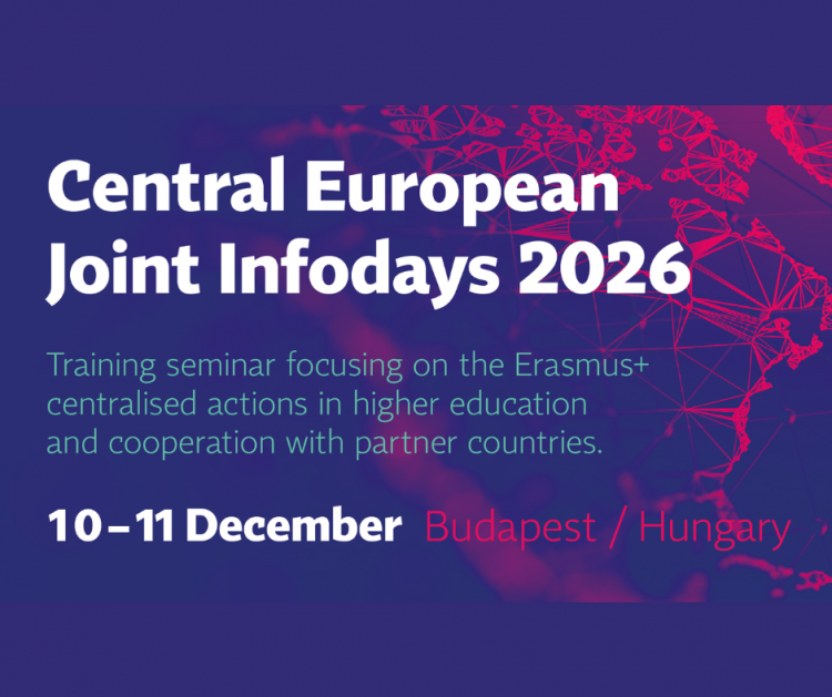 Central European Joint Infodays 2026 za terciarno izobraževanje 
