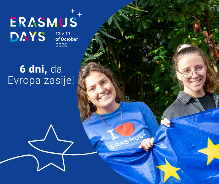 Erasmus dnevi 2026 – 6 razlogov, zakaj sodelovati