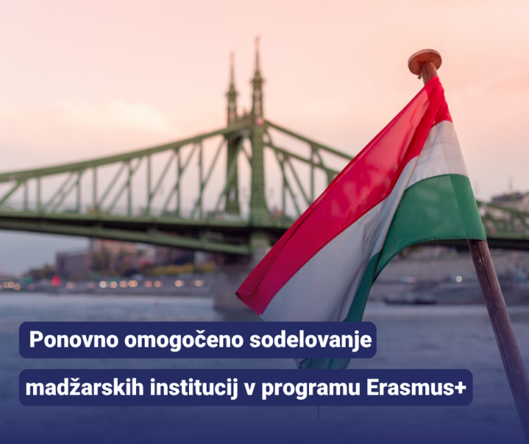 Ponovno omogočeno sodelovanje madžarskih institucij v programu Erasmus+