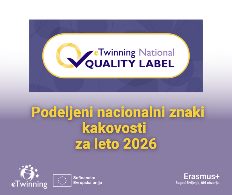 Nacionalno priznanje za odličnost učiteljev in vzgojiteljev, ki s projektnim delom povezujejo učence prek meja!